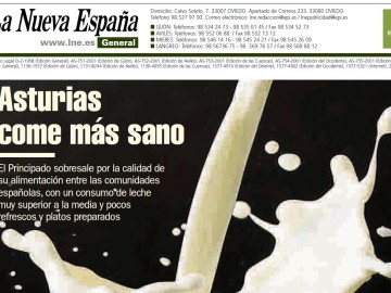 Asturias come más sano Fuente: La Nueva España